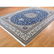 Wool And Silk Blue Persian Nain 400 KPSI Signed - 4