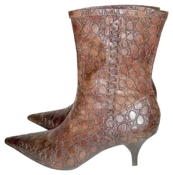 gianni bini snakeskin boots