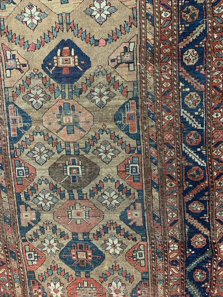 Antique Hand Woven Persian Heriz 4.4x6.10 (1 of 5)