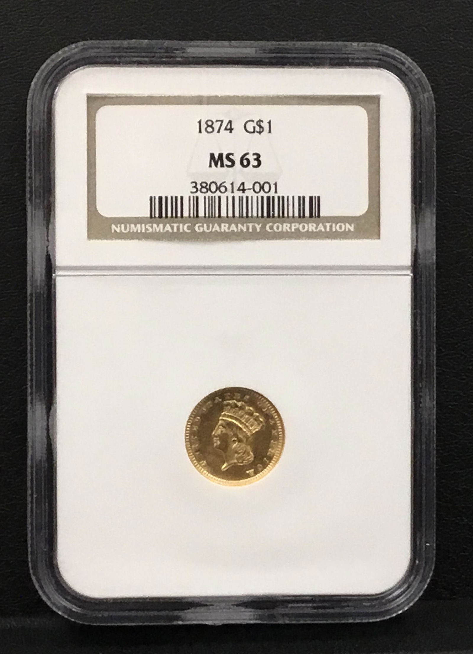1874 Liberty Gold Dollar (1 of 4)