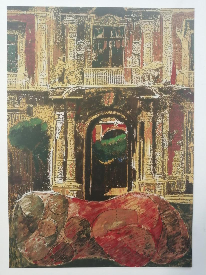 after MIGUEL ORTIZ BERROCAL (1933-2006): Title: after MIGUEL ORTIZ BERROCAL (1933-2006) Date/Period: 1999 Materials: SILKscreen Dimensions: 68.3X48.7 CM Technique: Silkscreen Dimension: 68.3X48.7 cm Very old, published 1999. in excelent cond