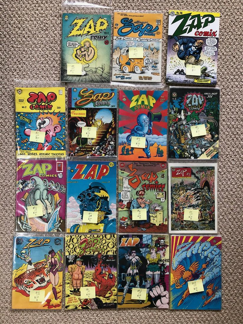 ZAP COMIC COLLECTION - first 14 issues ! (1 of 1)