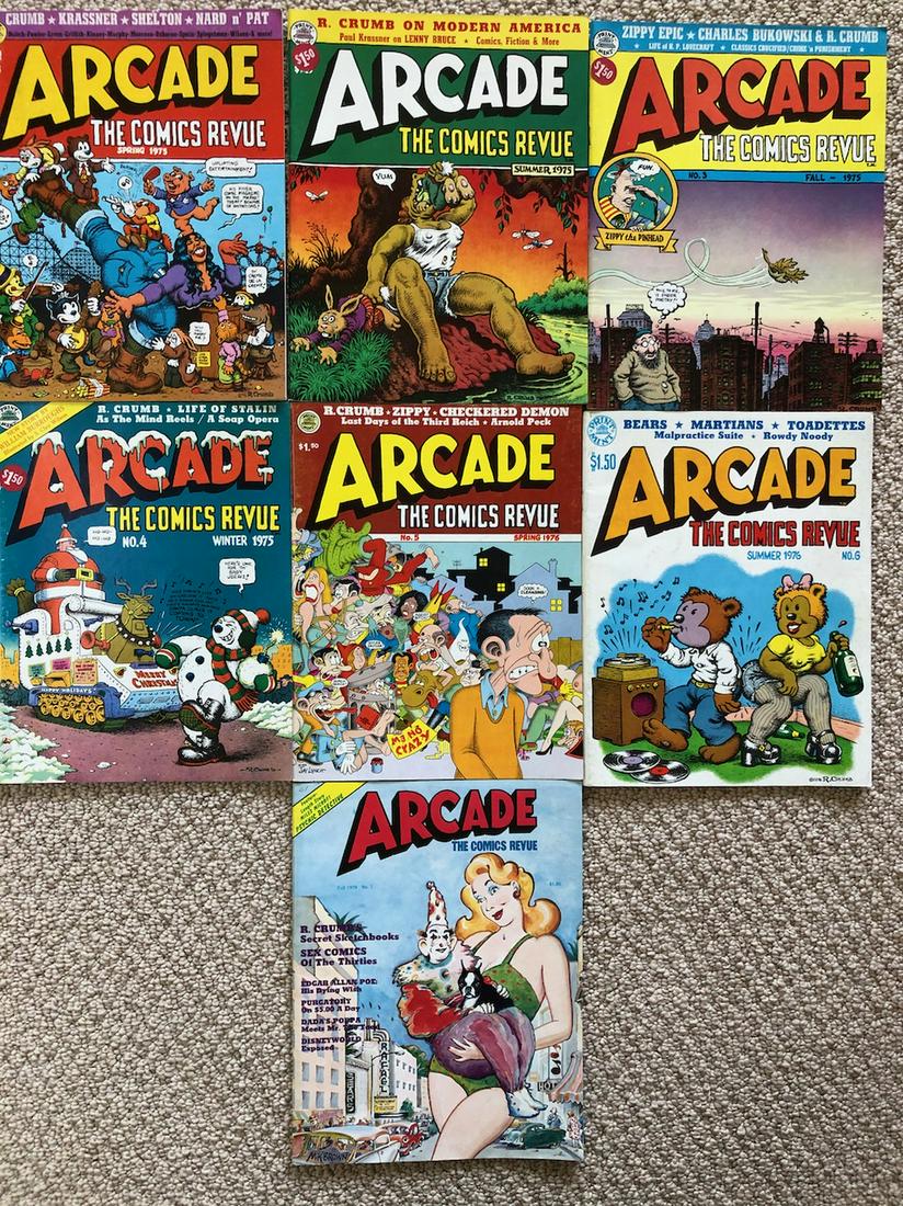 ARCADE THE COMICS REVIEW #1-7! (1 of 1)