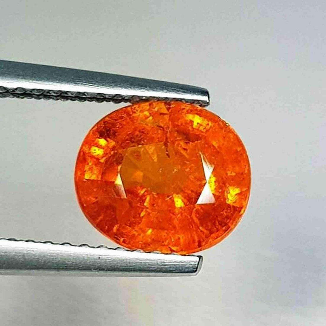 2.81 ct Natural Spessartite Garnet Oval Cut (1 of 5)