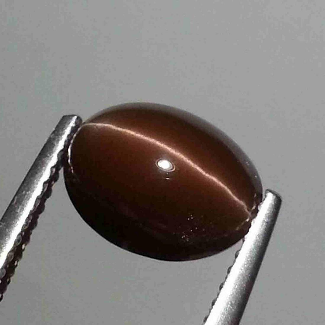 Natural Scapolite Cat's Eye 3.15 ct: No Reserve! Title: Natural Scapolite Cat's Eye 3.15 ct Color/Clarity: Opaque Gemstones: Loosegemstone Carat Weights: 3.15 Size/Dimensions: 10.00 x 7.60 x 5.70 Additional Information: Oval - Srilanka S