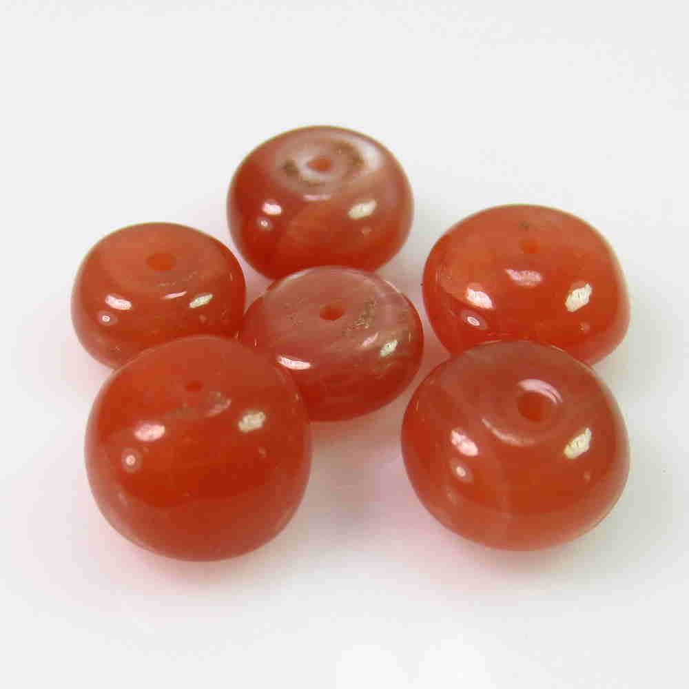 18.38 Ctw Natural 6 Drilled Orange Moonstone Round: No Reserve! Title: 18.38 Ctw Natural 6 Drilled Orange Moonstone Round Beads Color/Clarity: Semi-Transparent :Gemstone: Moonstone Beads Carat Weights: 18.38 Size/Dimensions: 8.00 - 9.20 mm / 6 PC's Add