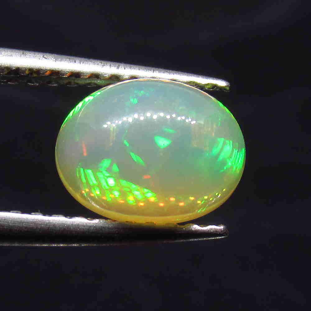 1.00 Ctw Natural Ethiopian Multi-Color Fire Opal Oval (1 of 2)