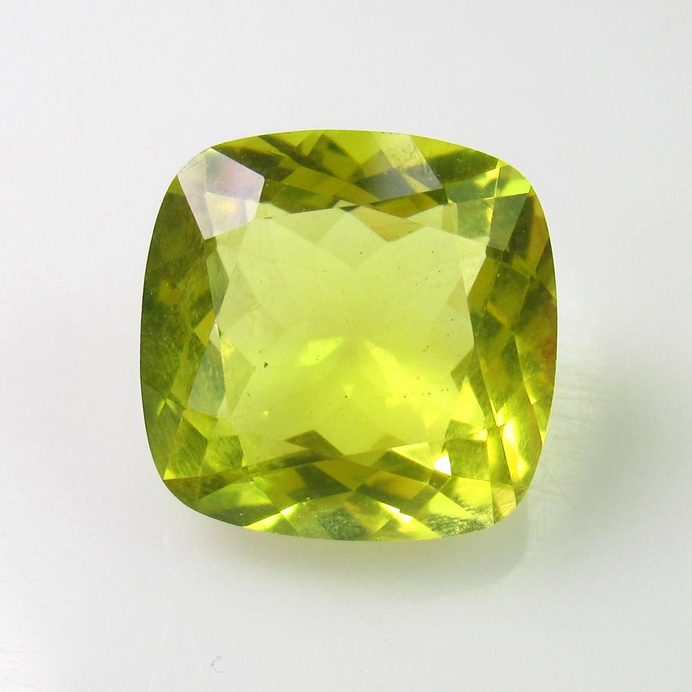 6.63 Ct Natural Lemon Quartz Cushion Cut: No Reserve! Title: 6.63 Ct Natural Lemon Quartz Cushion Cut Color/Clarity: VVS Gemstone: Natuarl Lemon Quartz Carat Weight: 6.63 Size/Dimensions: 12.20 x 12.00 x 7.00 mm Additional Information: Top Qu
