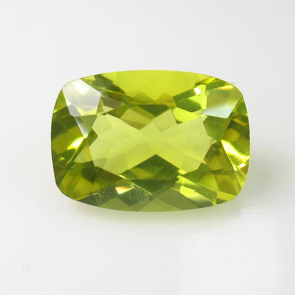 6.28 Ct Natural Lemon Quartz Cushion Cut: No Reserve! Title: 6.28 Ct Natural Lemon Quartz Cushion Cut Color/Clarity: VVS Gemstone: Natuarl Lemon Quartz Carat Weight: 6.28 Size/Dimensions: 14.00 x 10.00 x 7.20 mm Additional Information: Top Qu