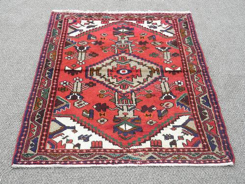 Beautiful Handmade Persian Hamadan 4.4x3.4 (1 of 5)