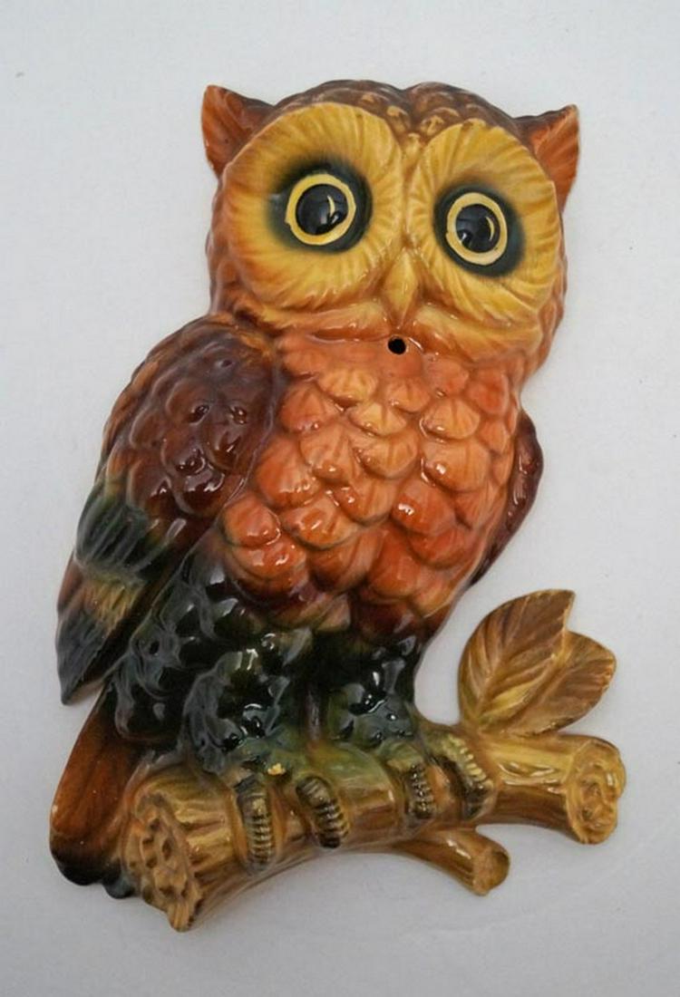 Owl on Branch Ceramic String Holder (1 of 7)