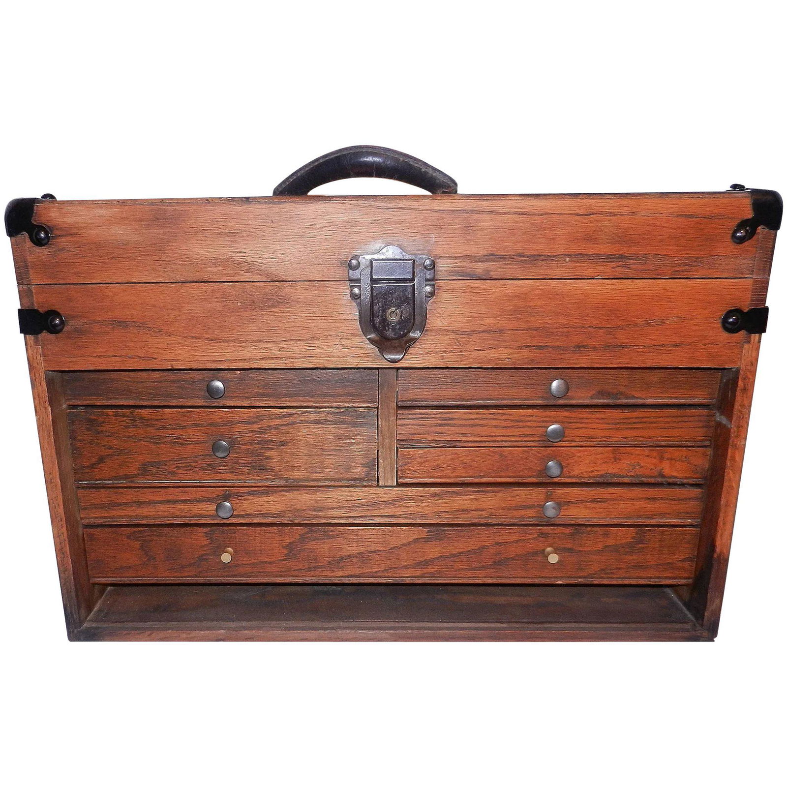 Vintage Wood Oak Machinists, Architectural or Drafting (1 of 15)