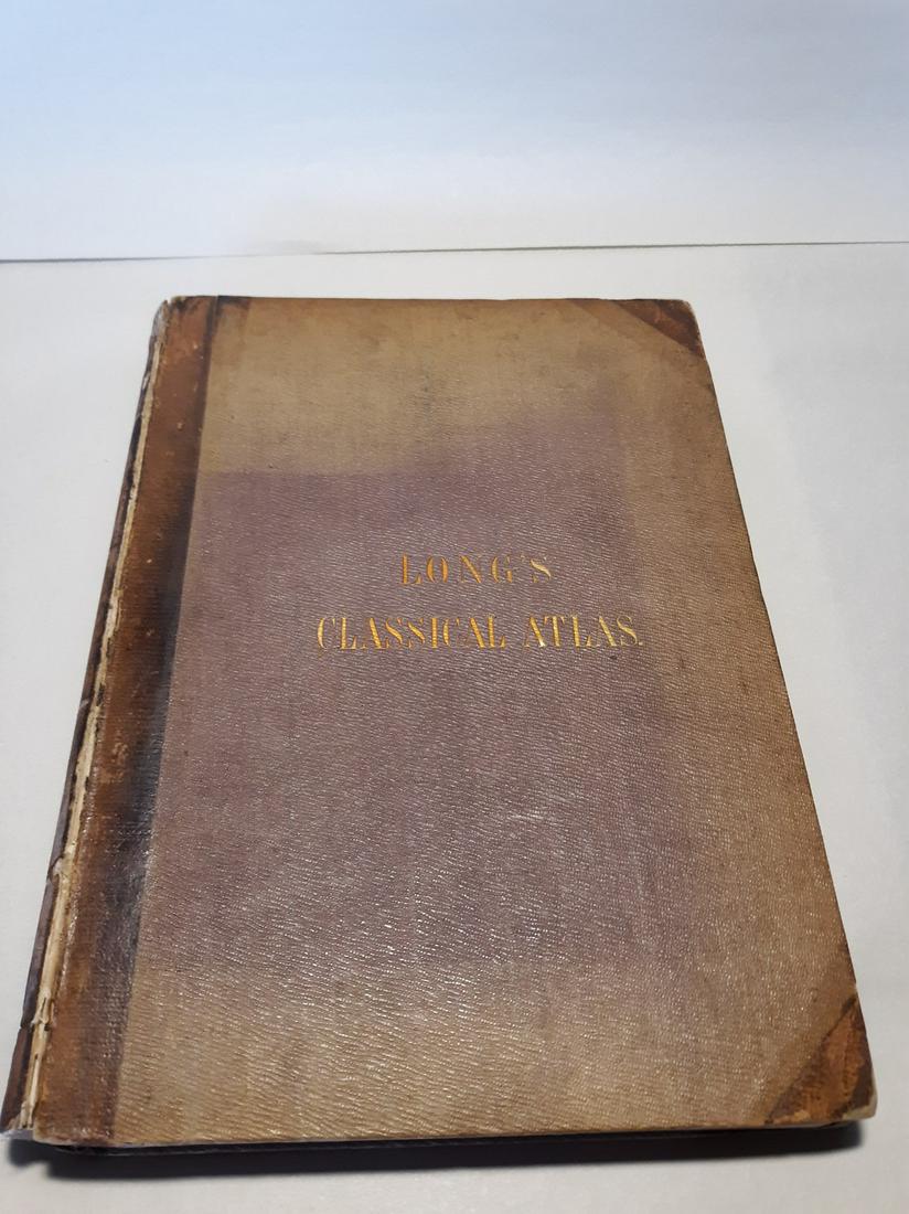 ATLAS OF CLASSICAL GEOGRAPHY-Hand Colored maps-1856 (1 of 12)