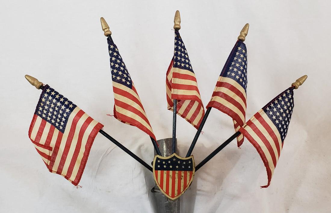 Bicycle flag mount ca 1930's (1 of 3)