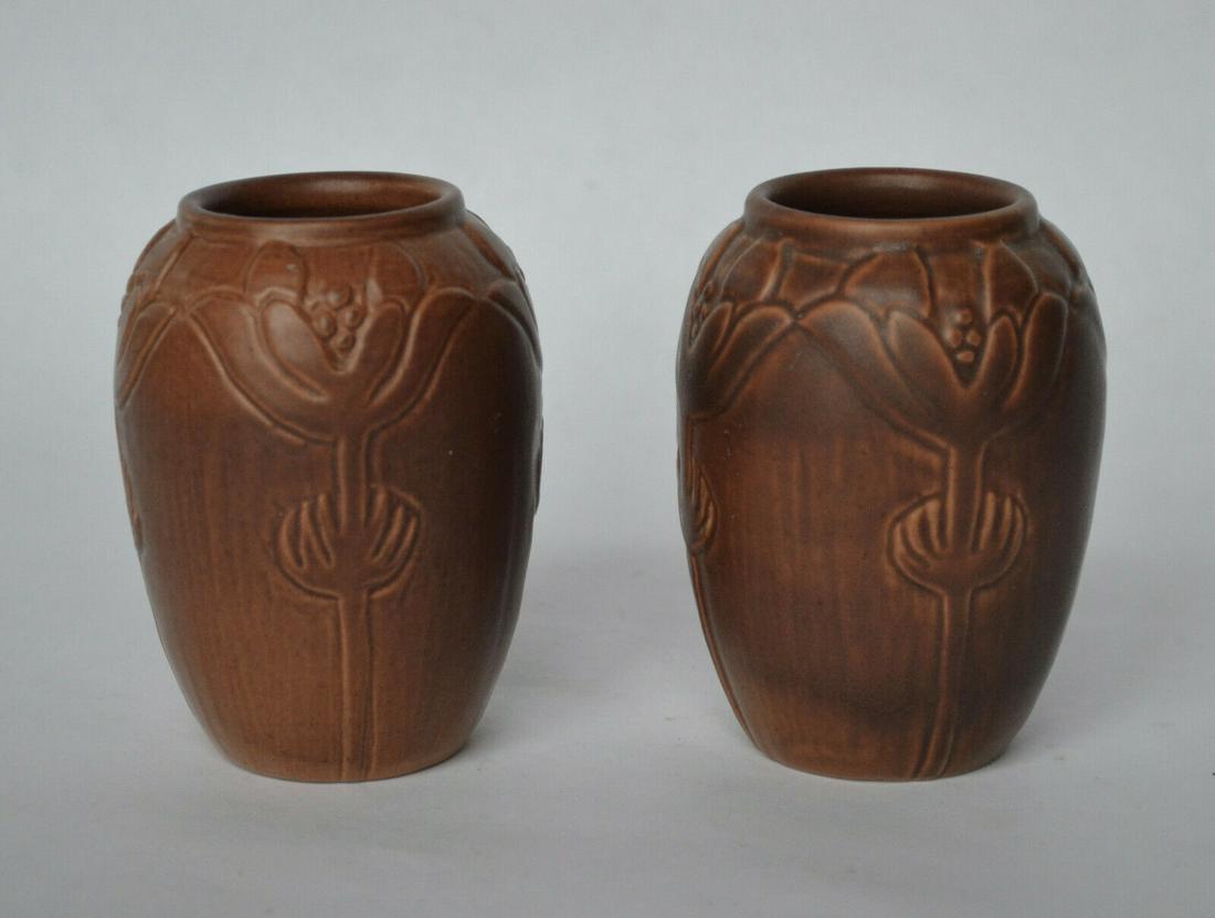 Pair of UND Vases by Flora Huckfield; Pair of UND Vases (1 of 4)