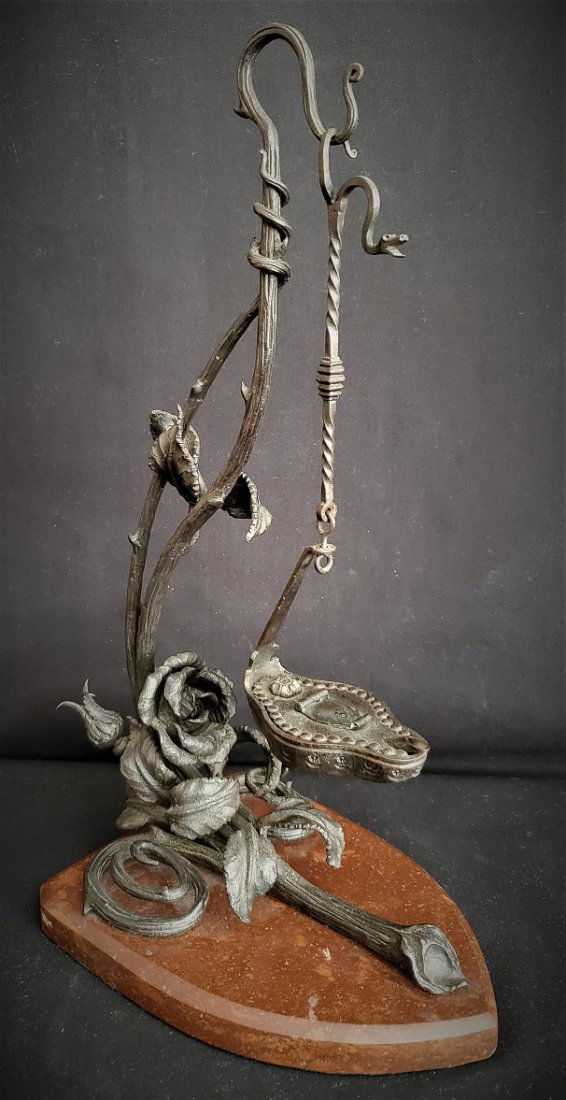 Iron Rose Betty Lamp and Stand (1 of 6)