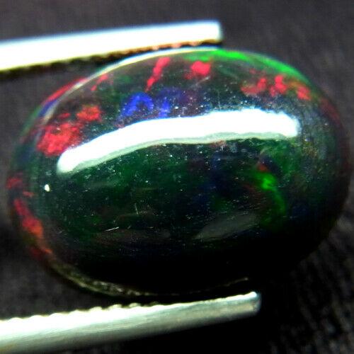 4,46 ct Natural Rainbow Black Opal 4,46 ct (1 of 2)