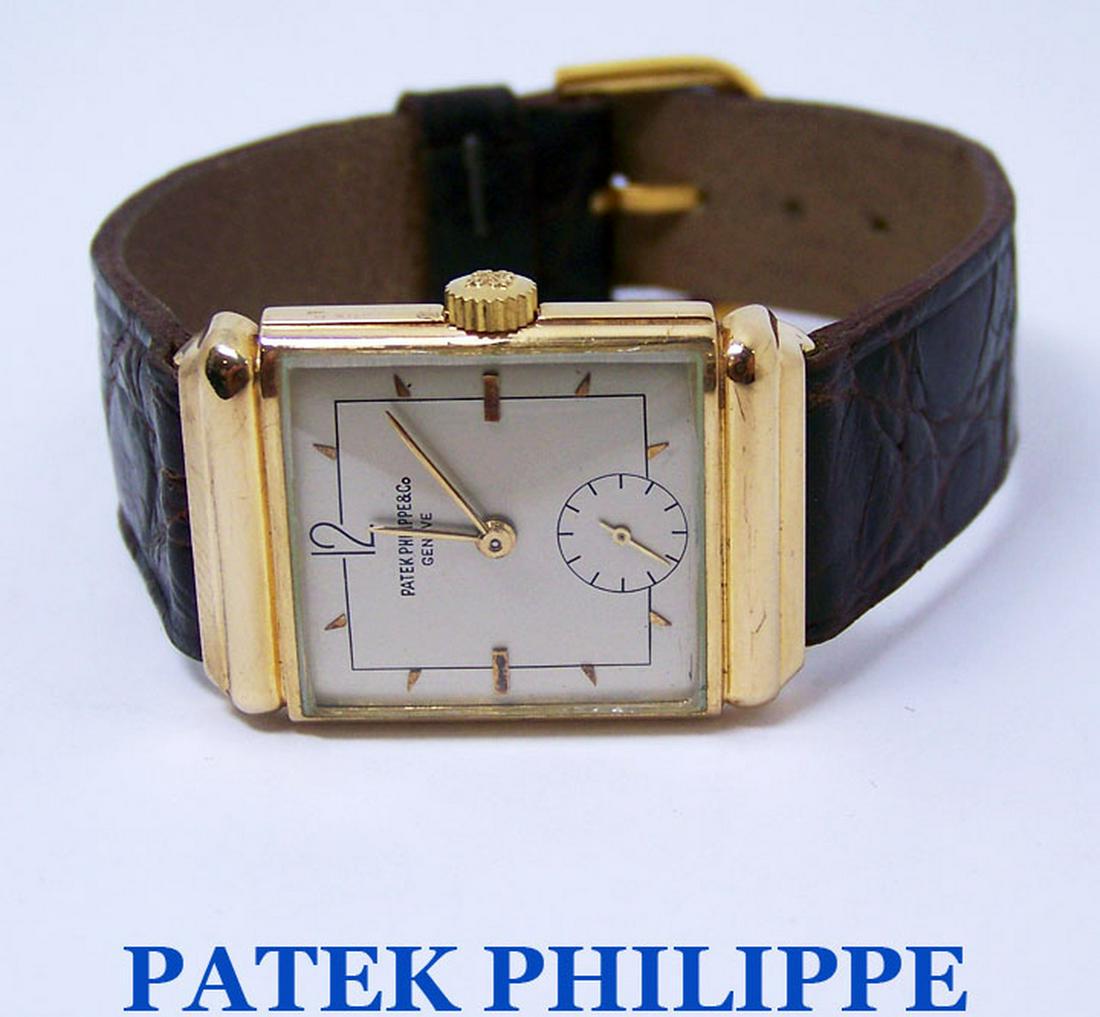 Vintage 18K PATEK PHILIPPE Mens Winding Watch 1940s*: Description Vintage 18K PATEK PHILIPPE Mens Winding Watch 1940s in Excellent condition! This MenÂ’s PATEK PHILIPPE watch is Swiss made Great present for vintage watch collectors & enthusiasts! Rare