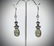 925 SS Dangly Cocktail Earrings w Jade & Amethyst - 3