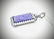 Necklace & Flower Engraved Violet Jade w Round Amethyst - 2