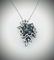 Necklace & Pendant w Carnelian, Violet Jade, Amethyst, - 3