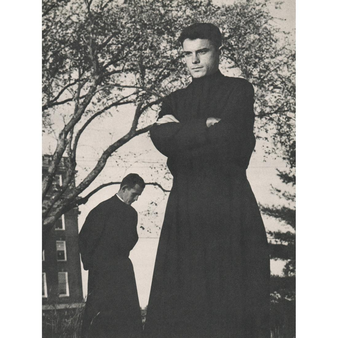MARGARET BOURKE-WHITE - Jesuits, Examination of: No Reserve! Artist: MARGARET BOURKE-WHITE Print Title: Jesuits, Examination of Conscience Medium: Sheet-fed Gravure Printing Date: 1950's Printed in the USA Image Size approx: 11 x 8 inches Margaret B