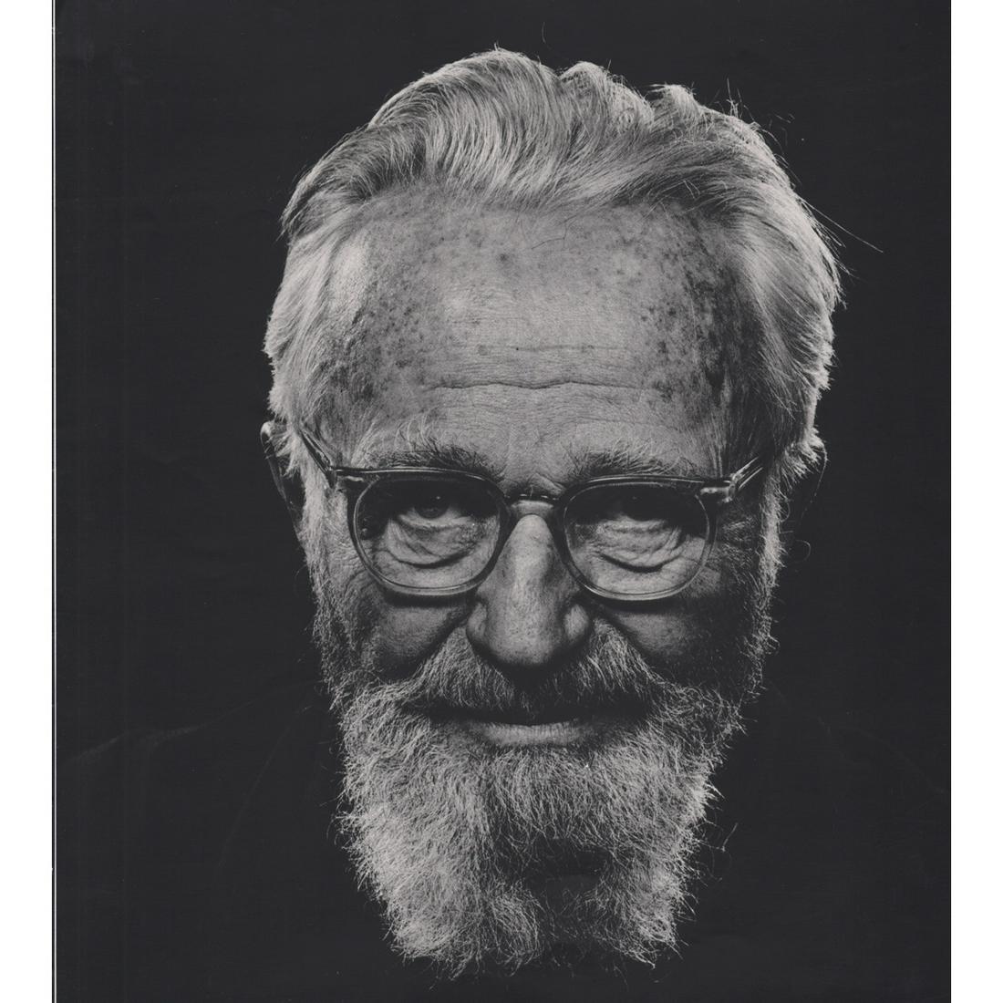 PHILIPPE HALSMAN - Edward Steichen: Artist: PHILIPPE HALSMAN Print Title: Edward Steichen Medium: Sheet-Fed Gravure Printed in 1970's Printed in Italy Image Size approx: 11.25 x 10 inches Philippe Halsman (1906-1979) was an American por