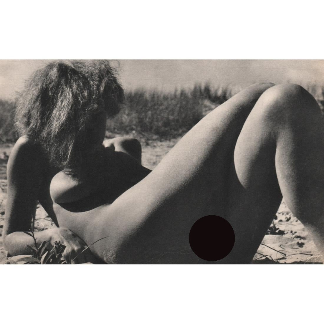 RAOUL HAUSMANN - Nude: Artist: RAOUL HAUSMANN Print Title: Nude Medium: Sheet-fed Gravure Printing Date: 1930's Printed in France Image Size: 5.5 X 8.5 inches Raoul Hausmann (1886 – 1971) was an Austrian artist and writer