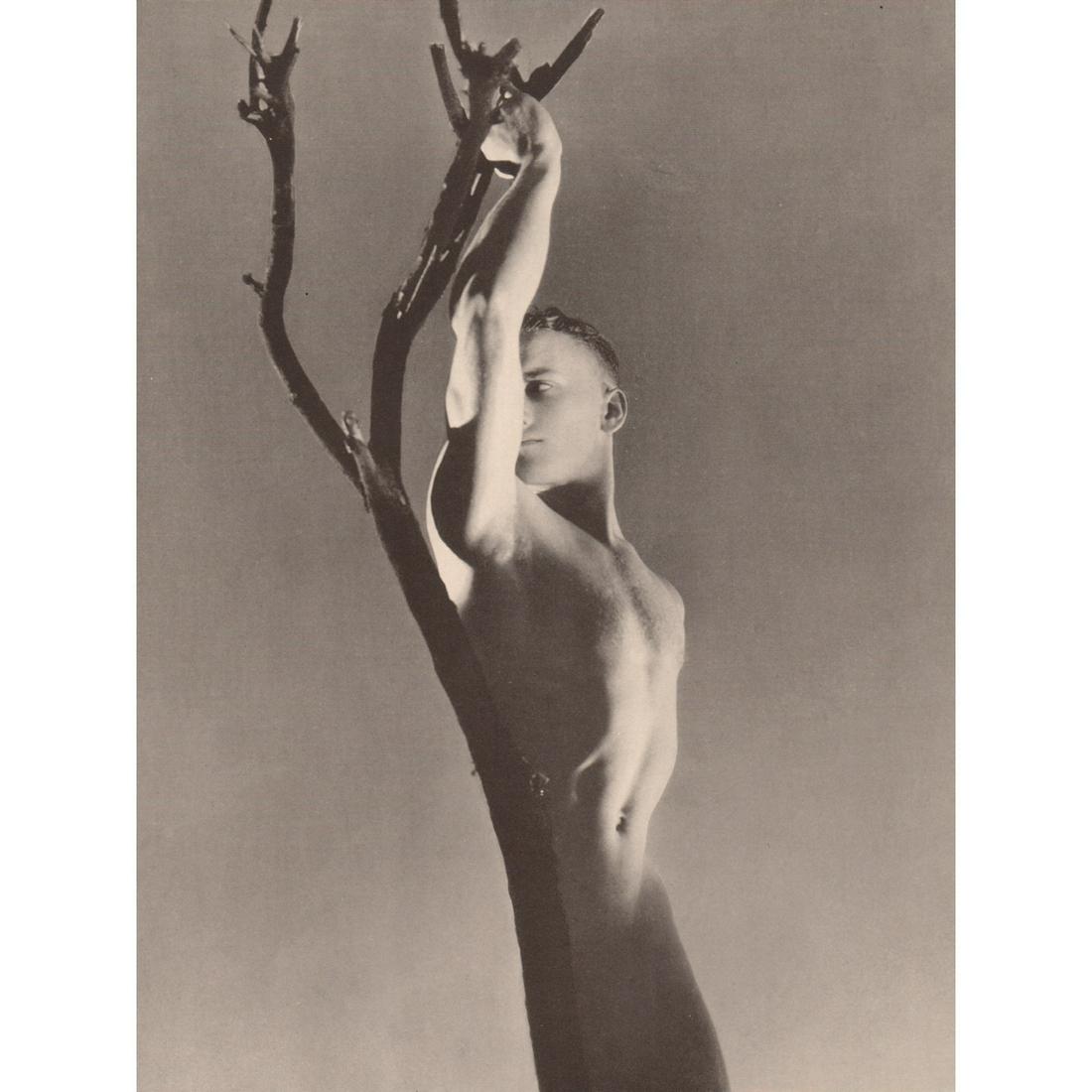 GEORGE PLATT-LYNES - Nude Boy: Artist: GEORGE PLATT-LYNES Print Title: Nude Boy Medium: Sheet-fed Gravure Printing Date: 1937 Printed in the USA Image Size: 9 X 7 inches George Platt Lynes (1907 – 1955) was an American fashion an