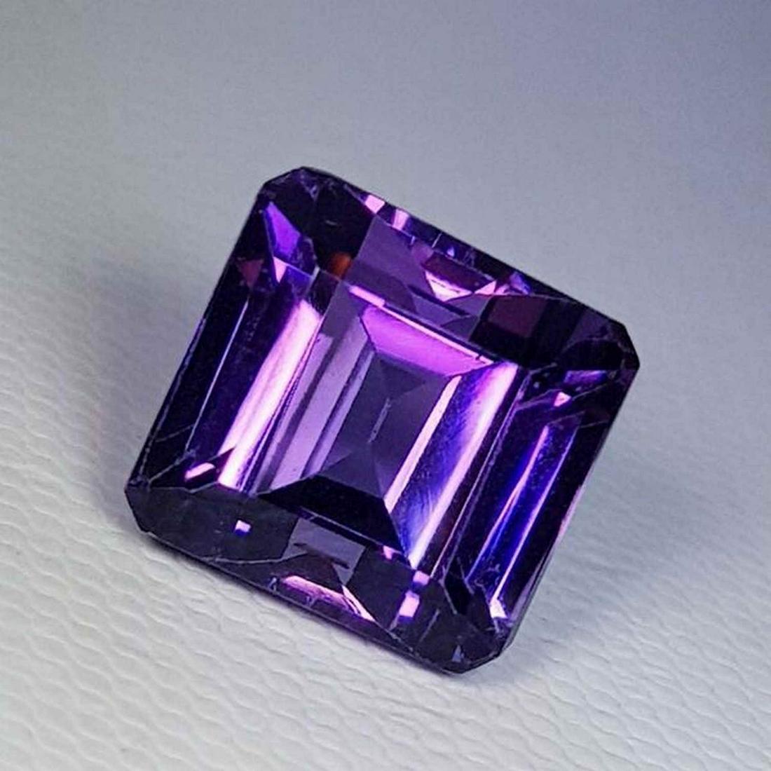Natural Amethyst Square Cut 9.80 ct (1 of 5)