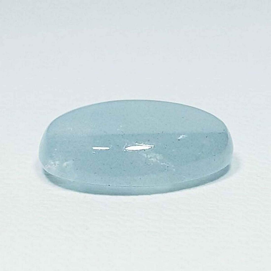 8.12 ct Natural Aquamarine Oval Cabochon (1 of 5)