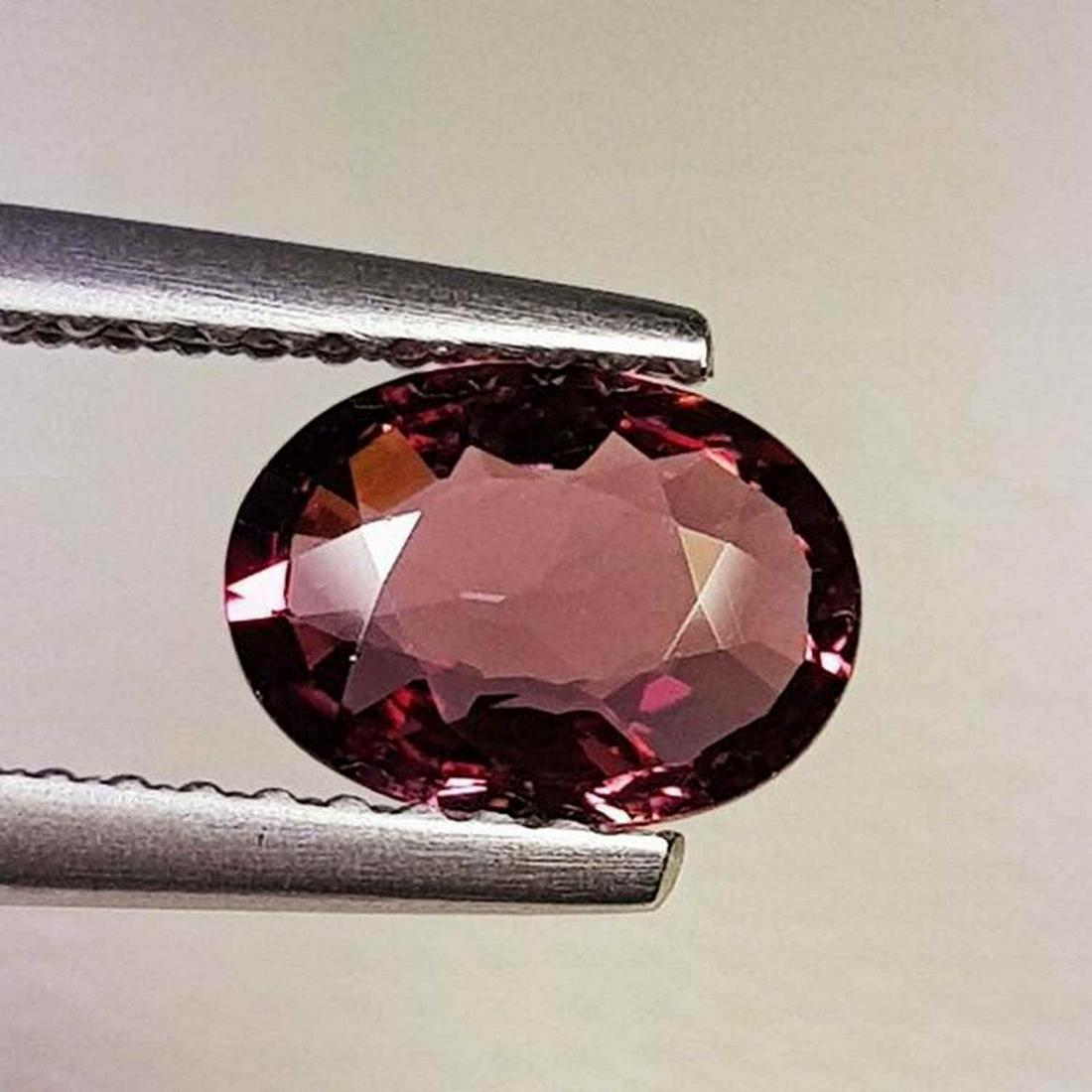 Natural Rhodolite Garnet Oval Cut 1.15 ct: No Reserve! Title: Natural Rhodolite Garnet Oval Cut 1.15 ct Color/Clarity: VVS - VS Gemstones: Gemstones Carat Weights: 1.15 Size/Dimensions: 7.50 x 5.50 x 2.90 Additional Information: Oval - Burma S