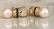 18 kt. Yellow gold Earrings beads with Diamonds, - 2