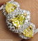 GIA 2.58ct Estate Vintage Yellow Pear Diamond Three - 5