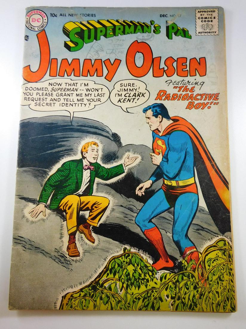 Superman's Pal Jimmy Olsen #17: No Reserve! Superman's Pal Jimmy Olsen #17 VG Shipping: Individual Comics: Flat-rate of $9.99 (1-8 comics) or $19.99 (9+ comics) to anywhere within the contiguous U.S. International: Foreign shipping 