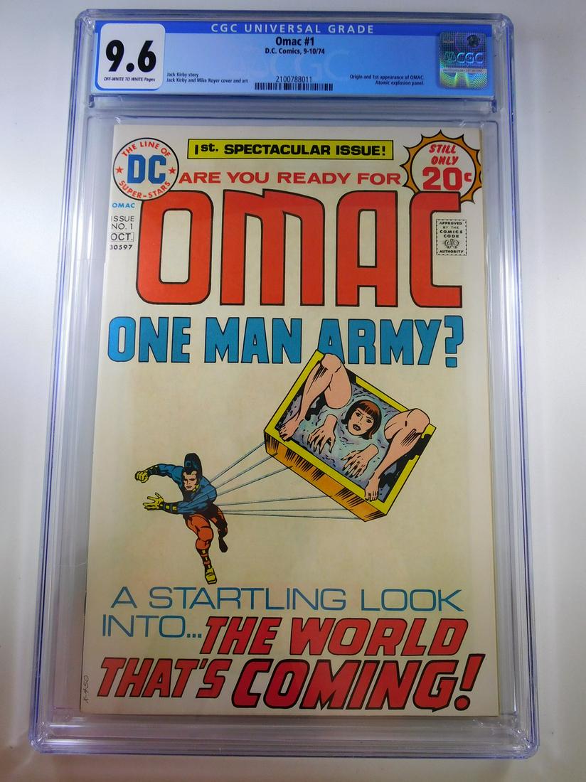 Omac #1 CGC 9.6 1st appearance of Omac (1 of 2)