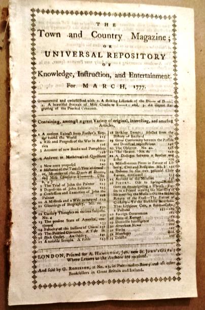 1777 Magazine Revolutionary War (1 of 4)