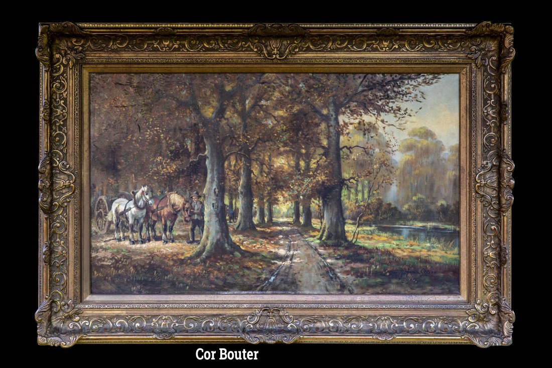 Cor Bouter (Gouda 1888 - The Hague 1966) = pseudonym: Title: Cor Bouter (Gouda 1888 - The Hague 1966) = pseudonym for Johan van Gesine Additional Information: Cornelis Wouter Bouter was a Dutch painter. Bouter was inspired by the Hague School and painted