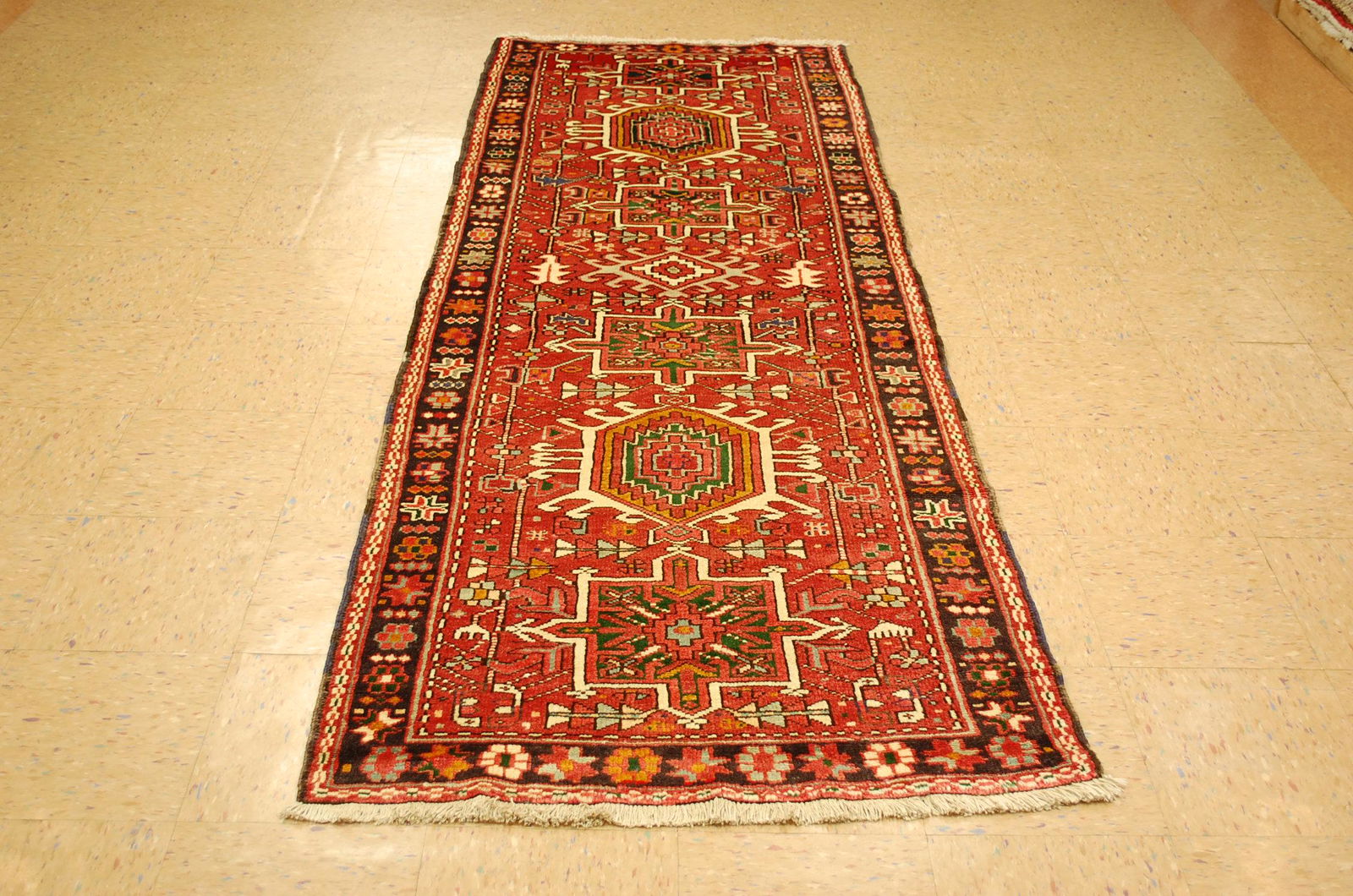 c1930s ANTIQUE PRSIAN SARUK RUG 4.3x6.9 KORK WOOL_HIGH (1 of 9)