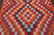 C 1910s ANTIQUE RARE SIZE CAUCASIAN KILIM 5x14.3 HIGH - 10