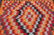 C 1910s ANTIQUE RARE SIZE CAUCASIAN KILIM 5x14.3 HIGH - 6