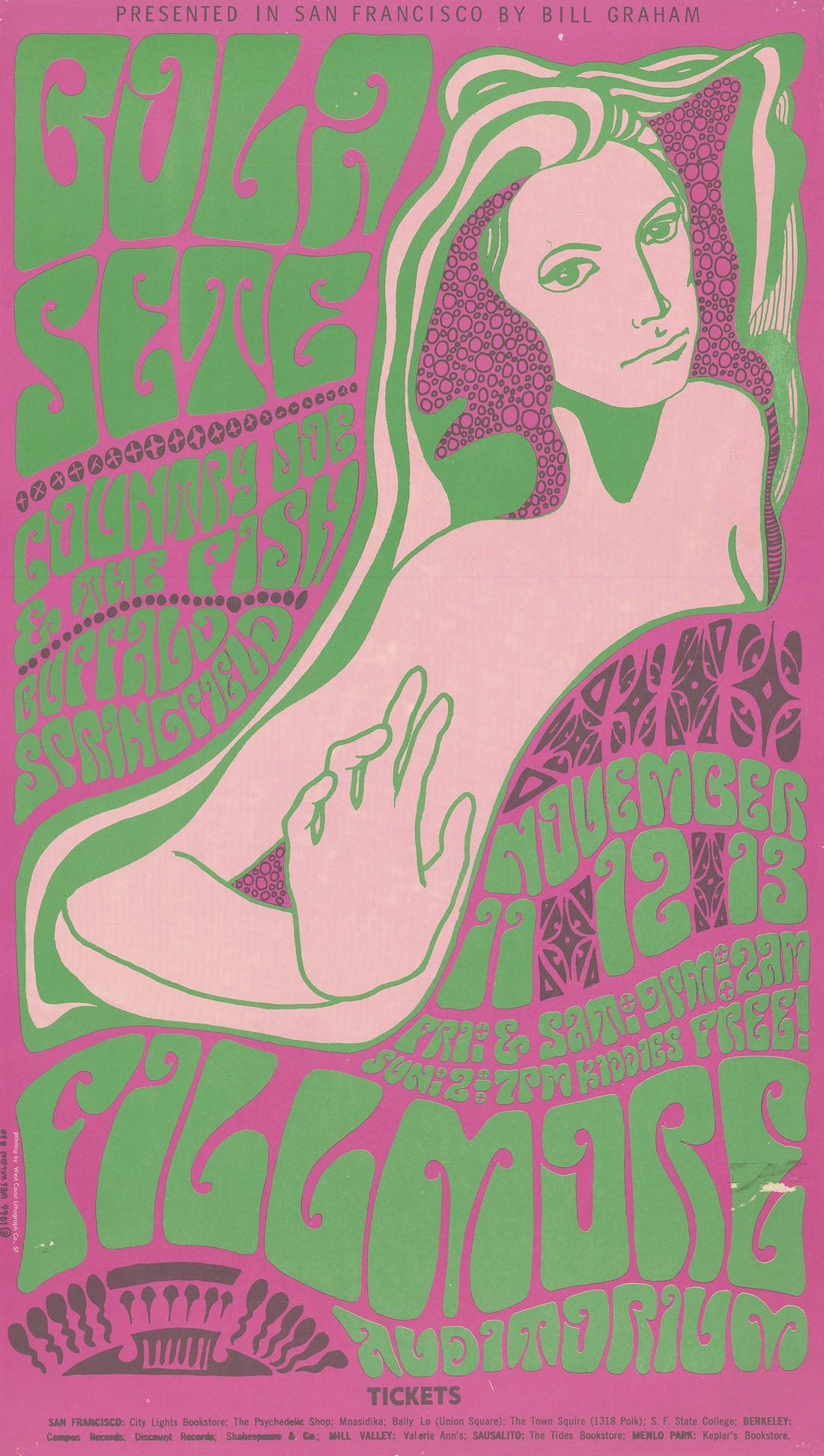 Second Print BG-36 Buffalo Springfield Poster (1 of 1)