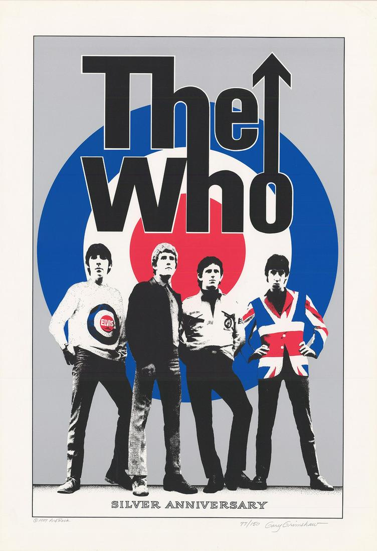 Signed The Who - Silver Anniversary Poster (1 of 1)
