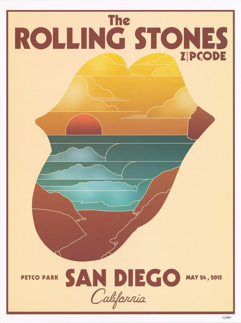 Rolling Stones Zip Code Tour Poster (1 of 1)
