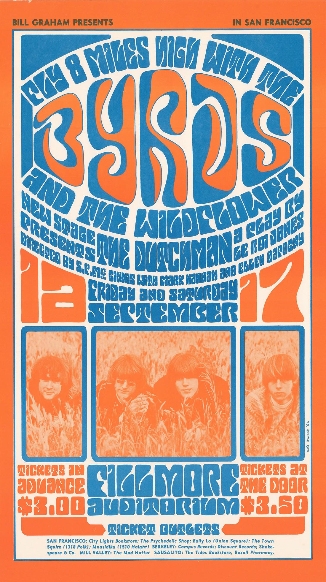 Second Print BG-28 The Byrds Poster (1 of 1)