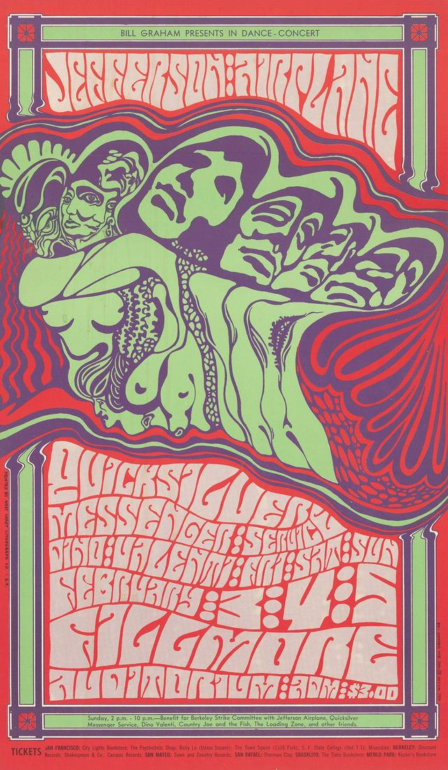 Beautiful and Rare Type 4 BG-48 Poster: Artist: Wes Wilson Title: Beautiful and Rare Type 4 BG-48 Poster Date: 1967 Medium: Lithograph Size/Format: 13¾? x 23¼? Publisher: Bill Graham Series: Bill Graham Presents Wes Wilson was certainly a
