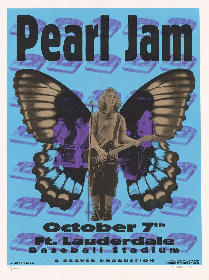 1996 Pearl Jam Poster - Signed (1 of 1)