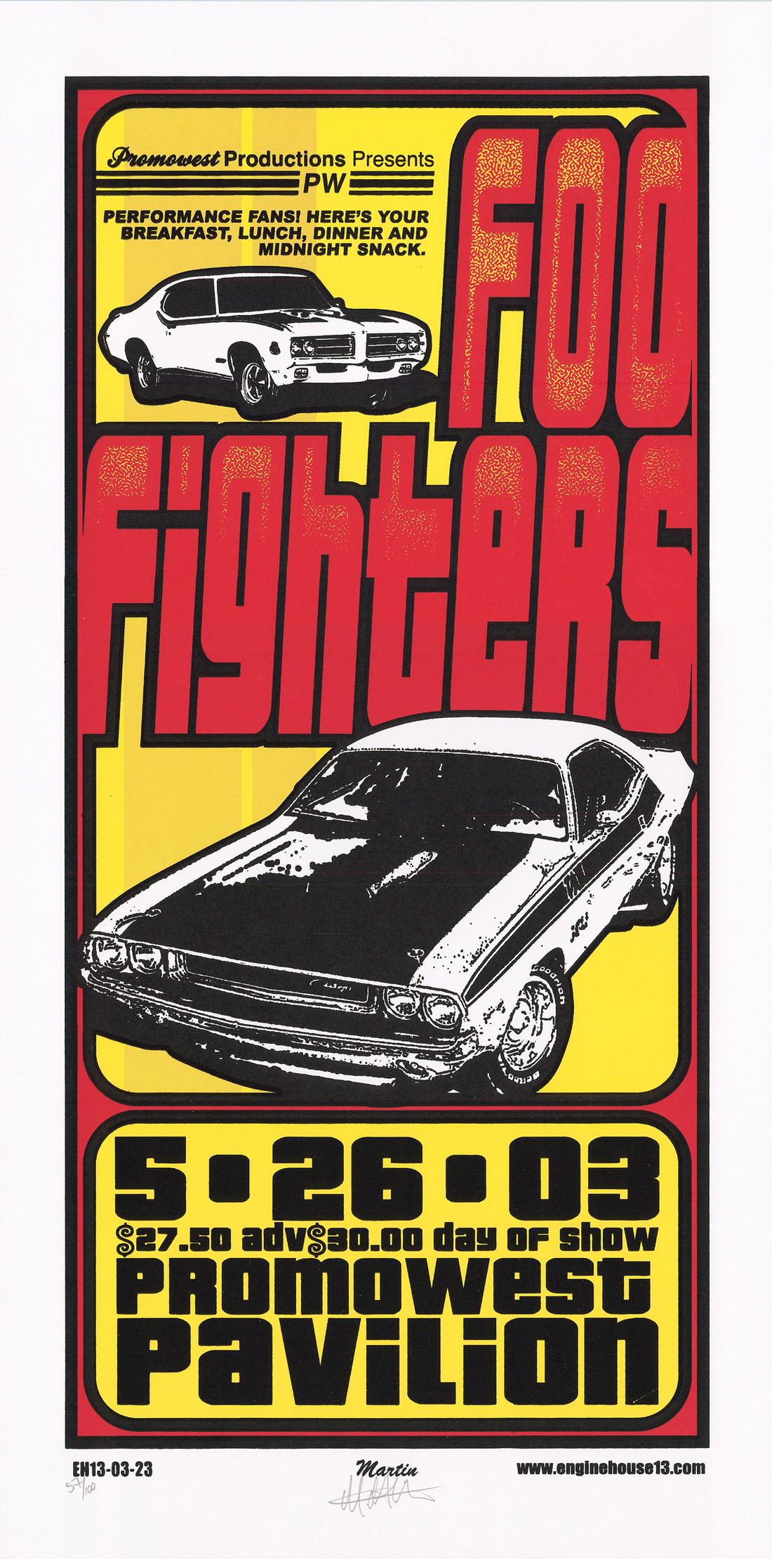 EH13-03-23 Foo Fighters Poster (1 of 1)