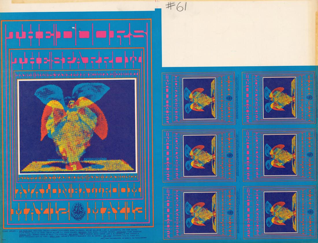 Original FD-61 Doors Uncut Poster And Handbill Sheet (1 of 1)