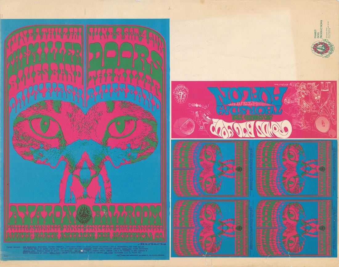 Original FD-64 Doors Uncut Poster And Handbill Sheet (1 of 1)